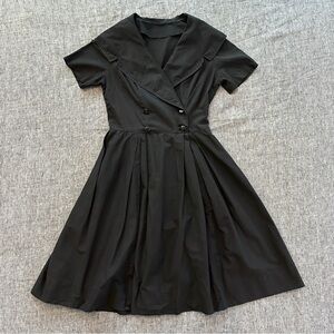 Vintage 50’s Handmade Cotton Dress with Sailor Collar